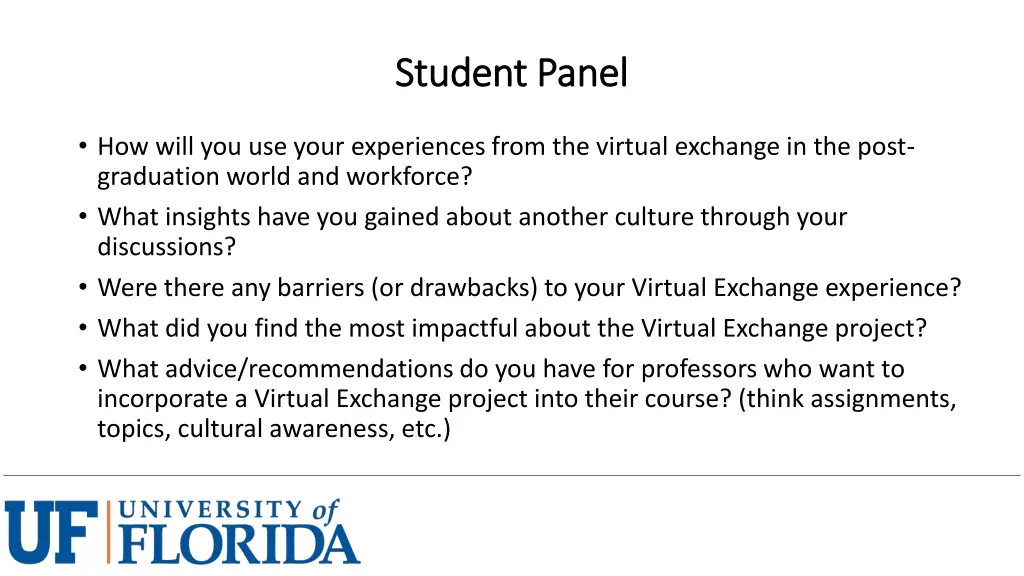 student panel student panel