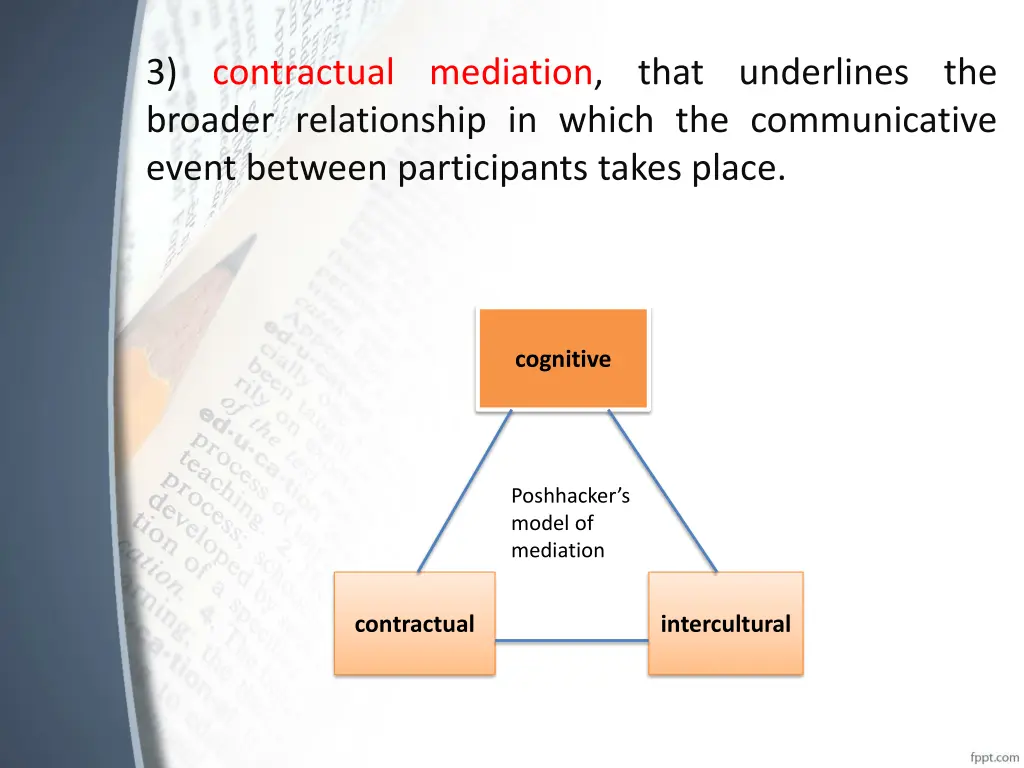 3 contractual mediation that underlines