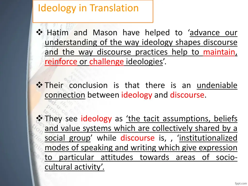 ideology in translation