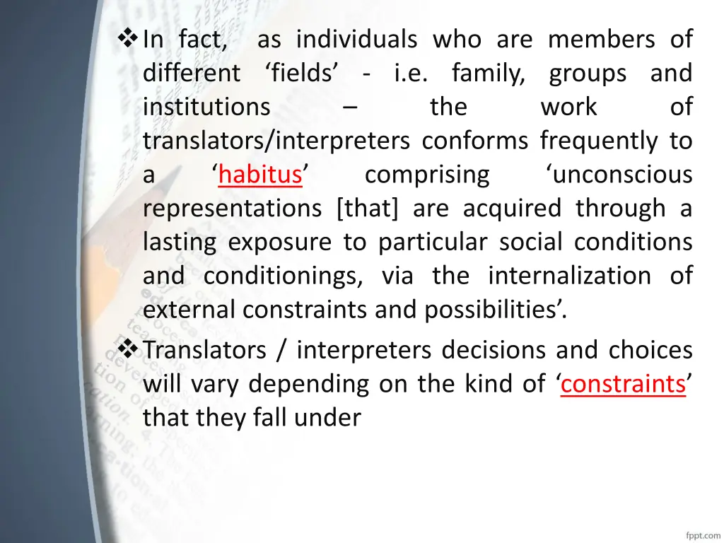 in fact as individuals who are members