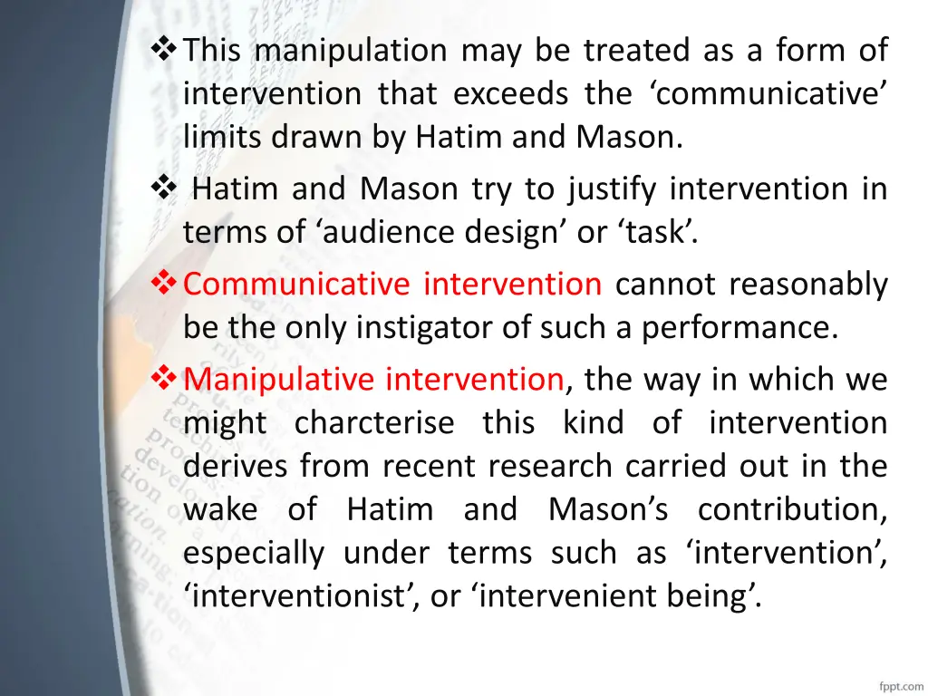 this manipulation may be treated as a form