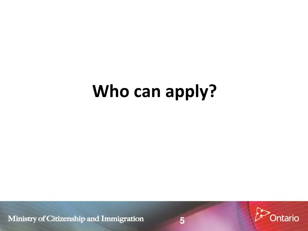 who can apply