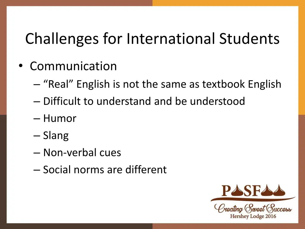 challenges for international students