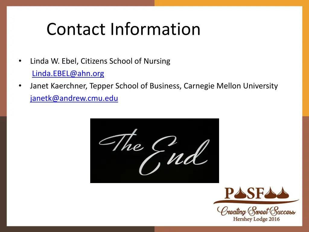contact information