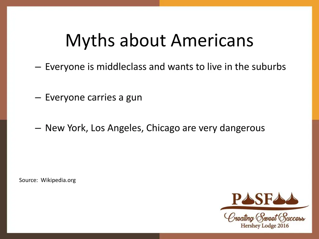 myths about americans