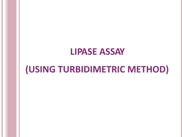 lipase assay