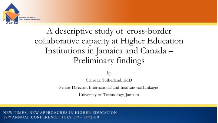 a descriptive study of cross border collaborative