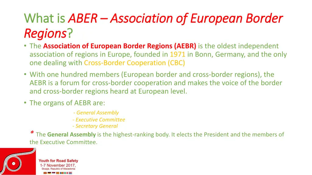 what is what is aber regions regions