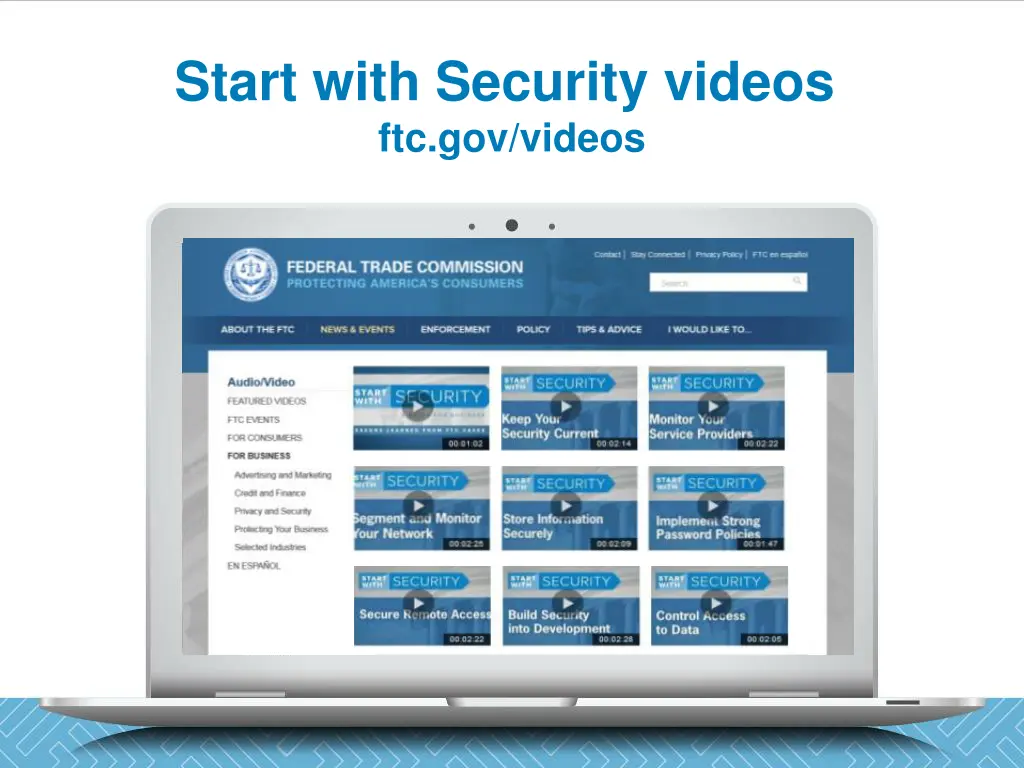 start with security videos ftc gov videos
