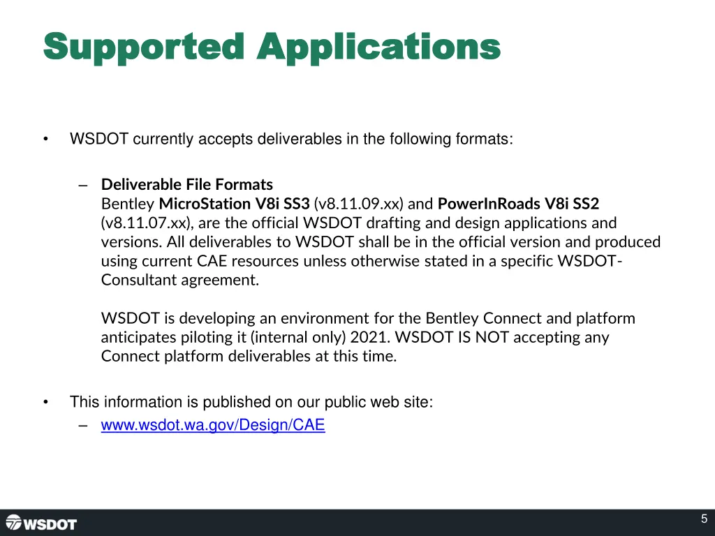 supported applications supported applications