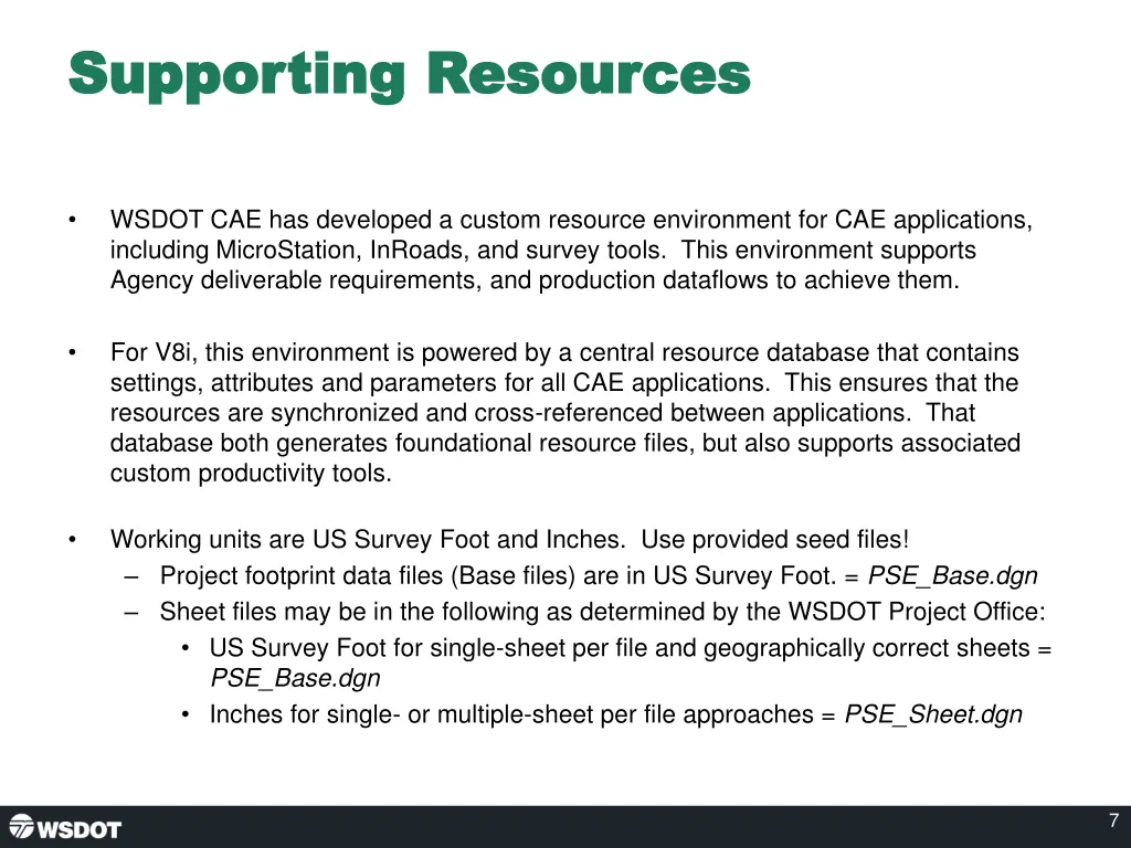 supporting resources supporting resources