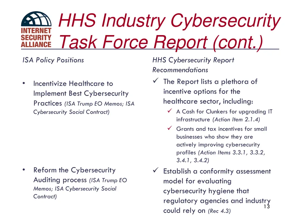 hhs industry cybersecurity task force report cont