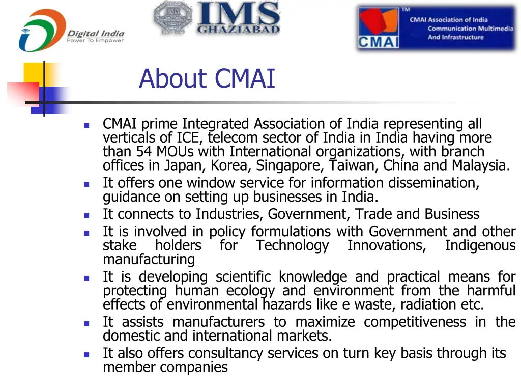 about cmai
