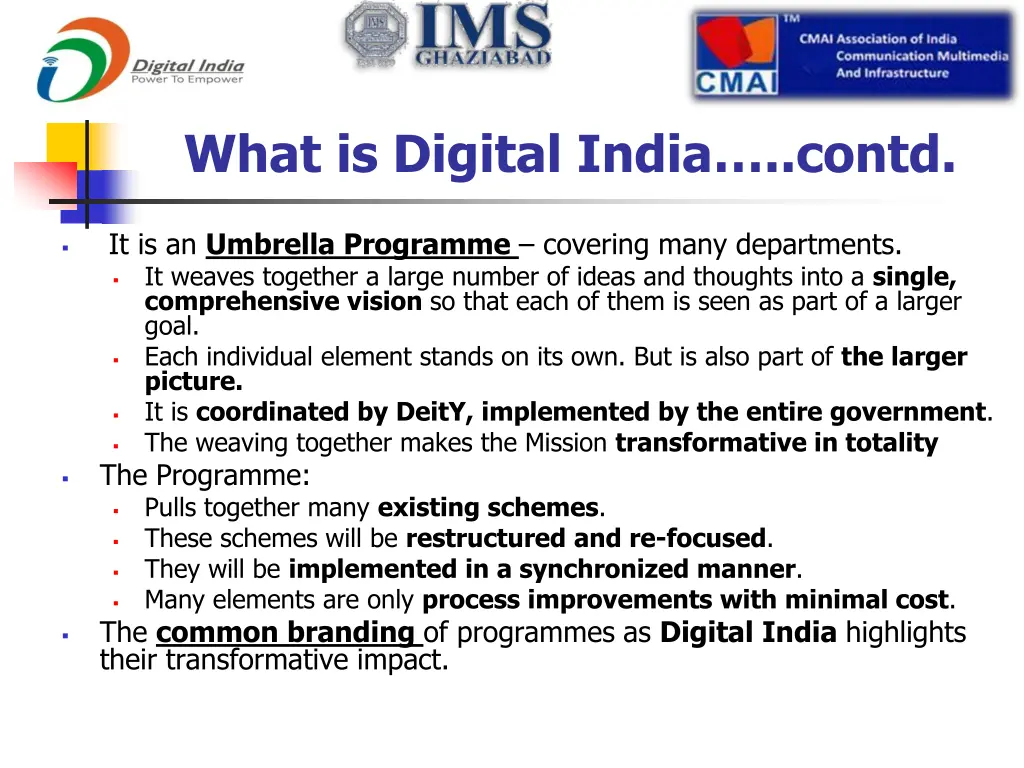what is digital india contd