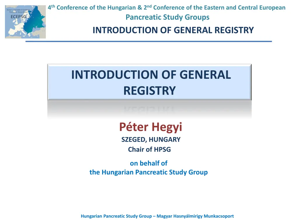 4 th conference of the hungarian 2 nd conference 1