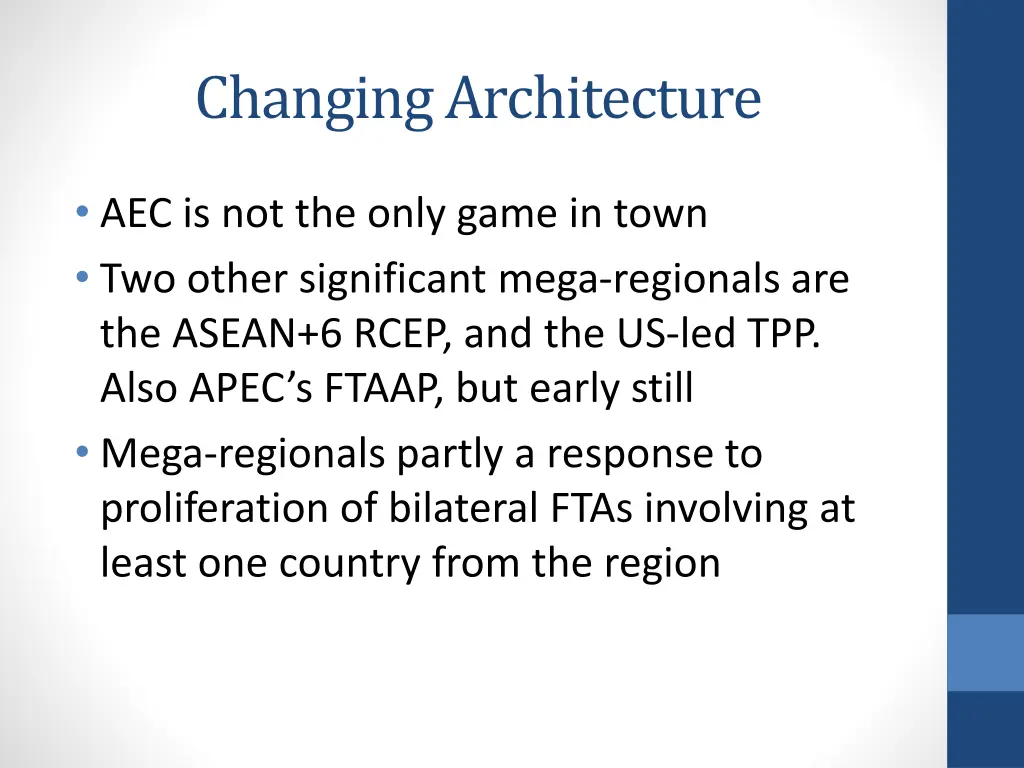 changing architecture