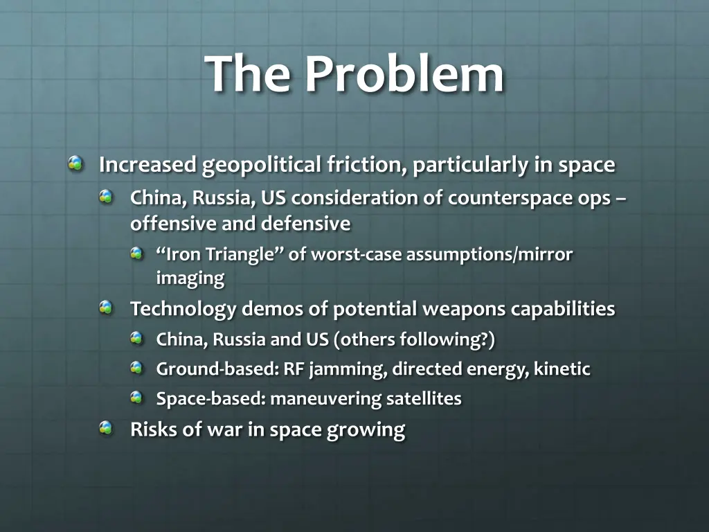 the problem