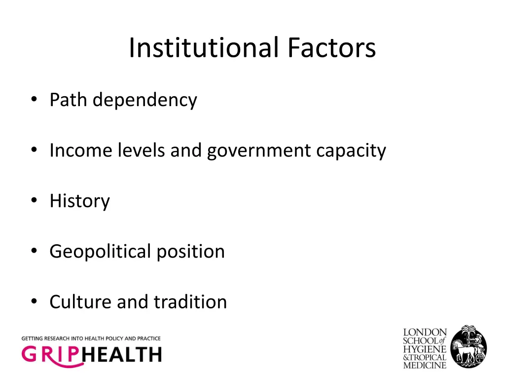 institutional factors 1