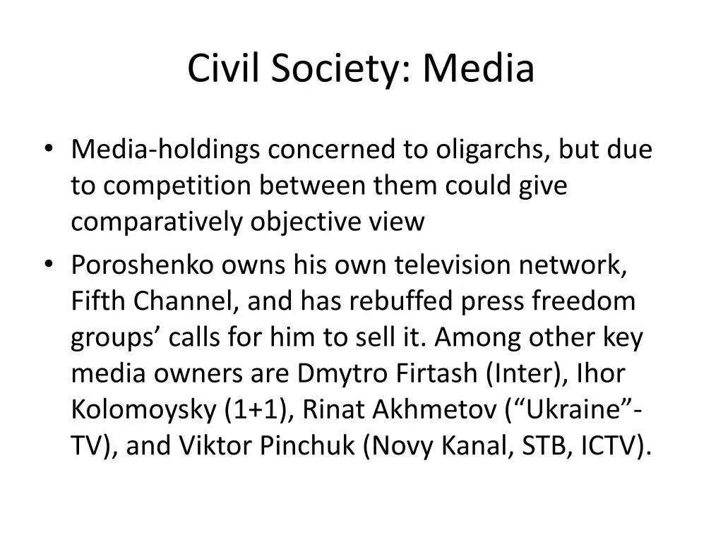 civil society media