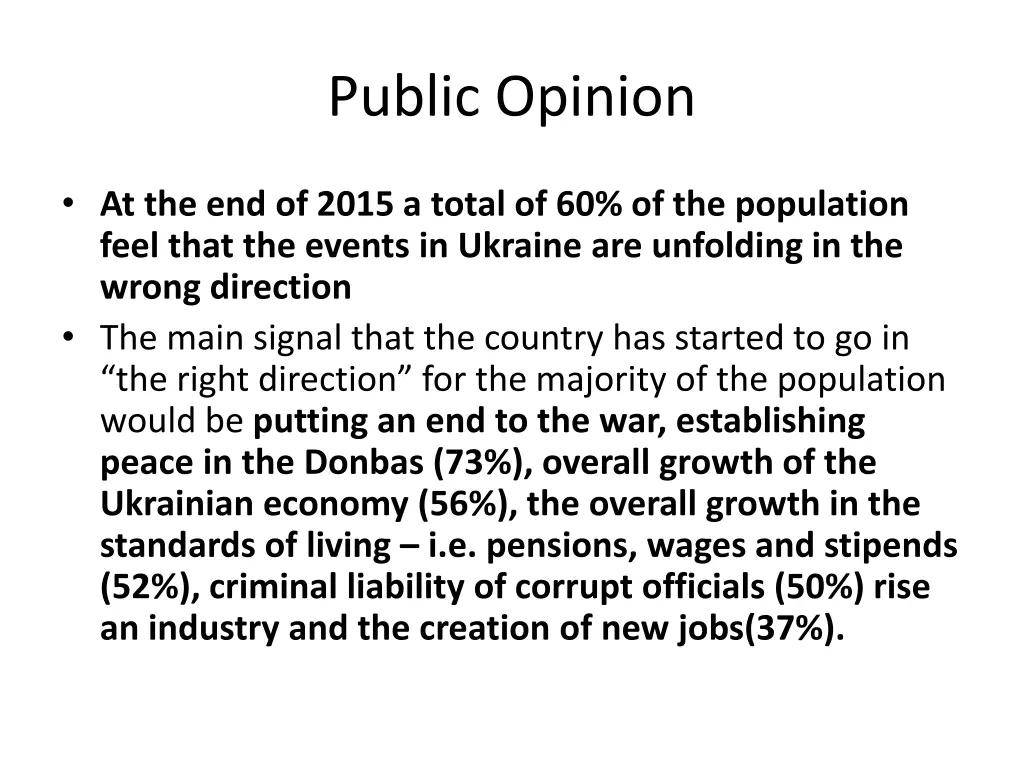 public opinion 1