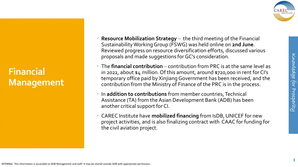resource mobilization strategy the third meeting