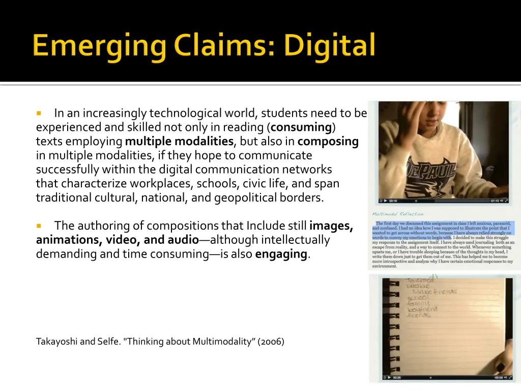 in an increasingly technological world students