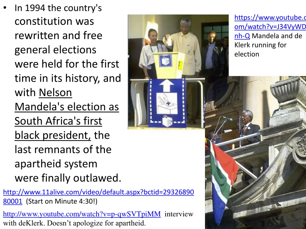 in 1994 the country s constitution was rewritten
