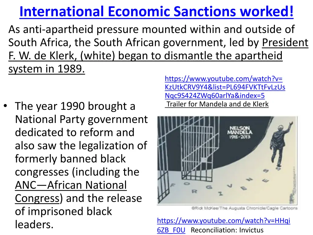 international economic sanctions worked as anti