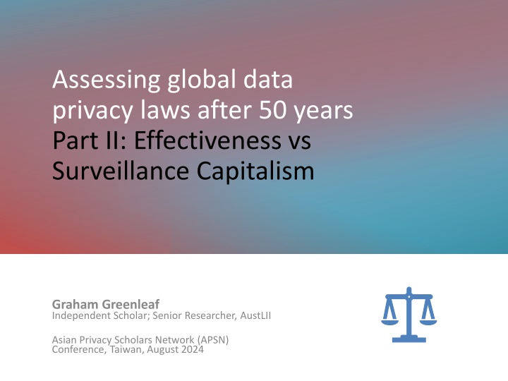 assessing global data privacy laws after 50 years