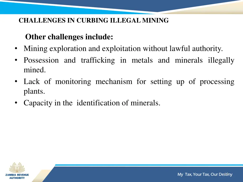 challenges in curbing illegal mining 1