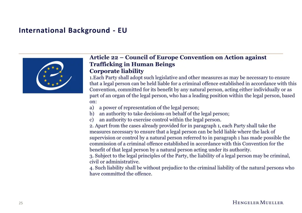international background eu 1