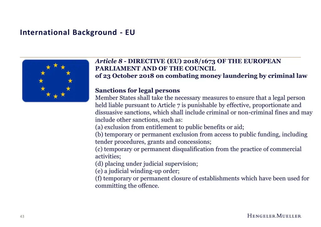 international background eu 19
