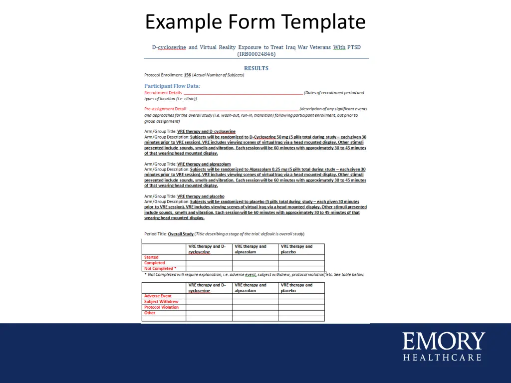 example form template