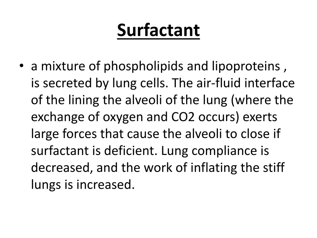 surfactant