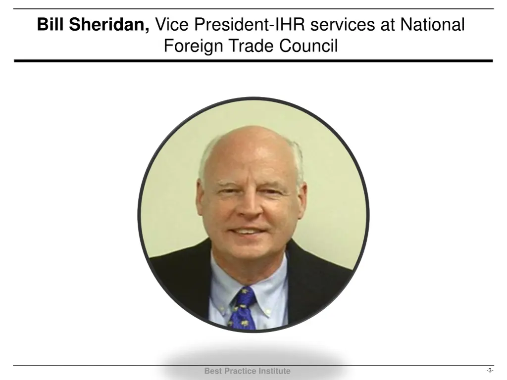 bill sheridan vice president ihr services