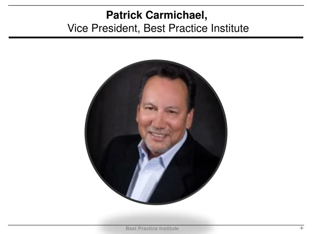 patrick carmichael vice president best practice