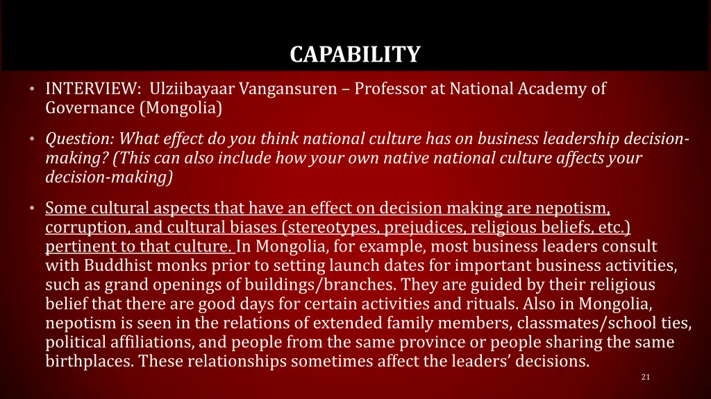 capability