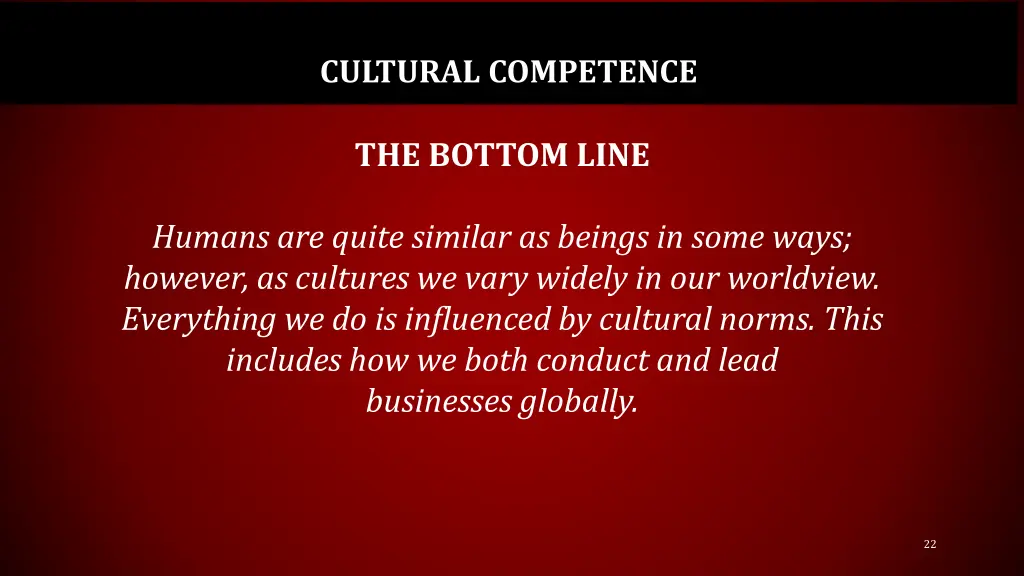 cultural competence