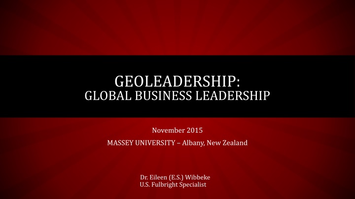 geoleadership global business leadership