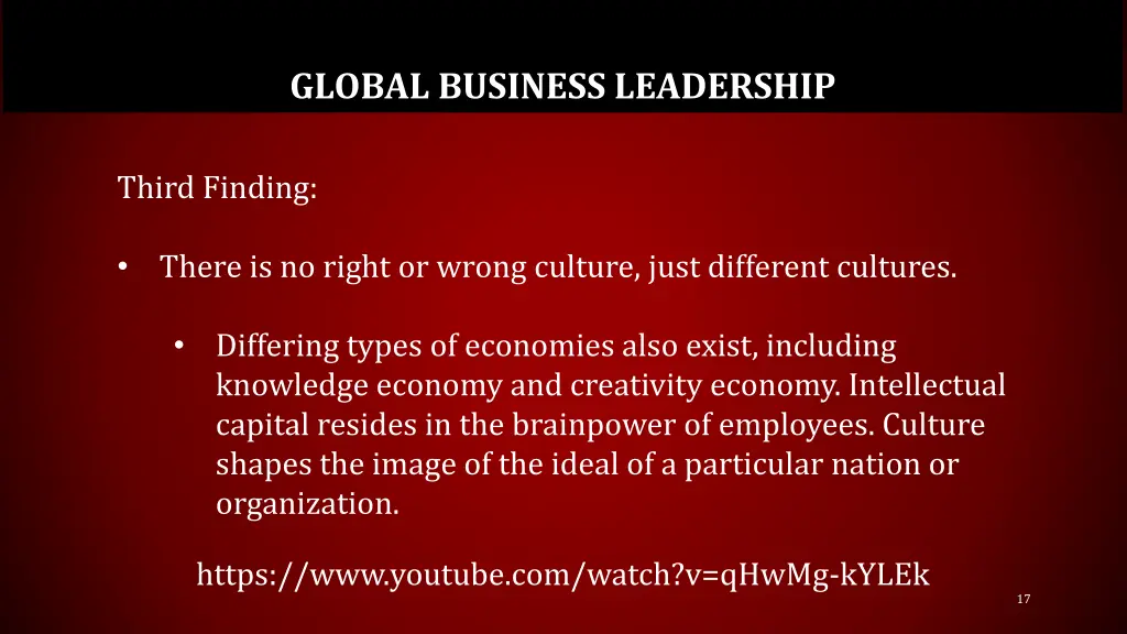 global business leadership 2