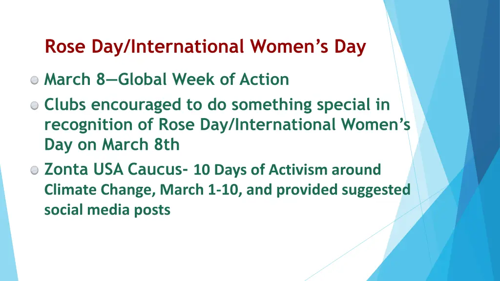 rose day international women s day