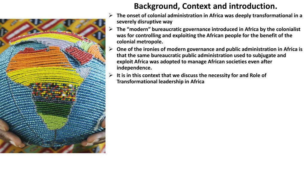 background context and introduction the onset