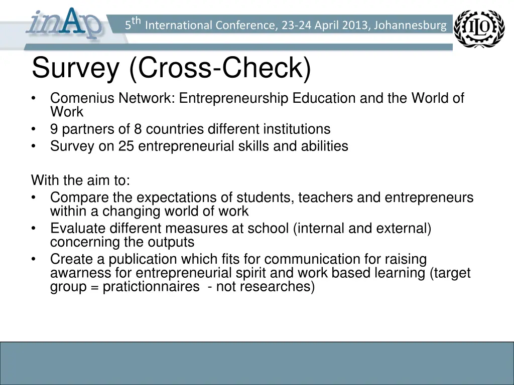 5 th international conference 23 24 april 2013 10