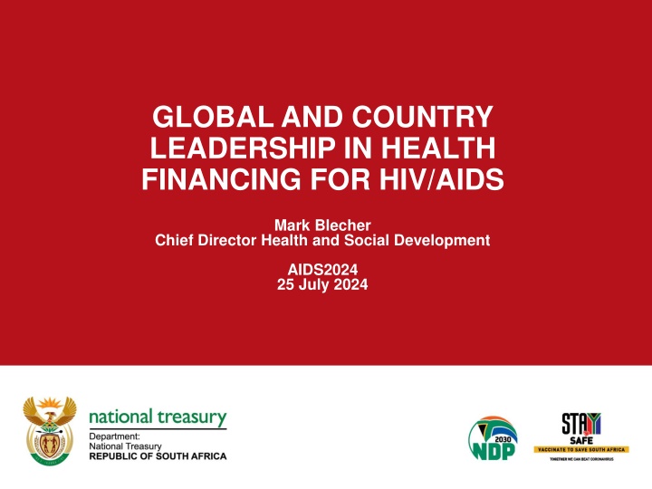global and country leadership in health financing