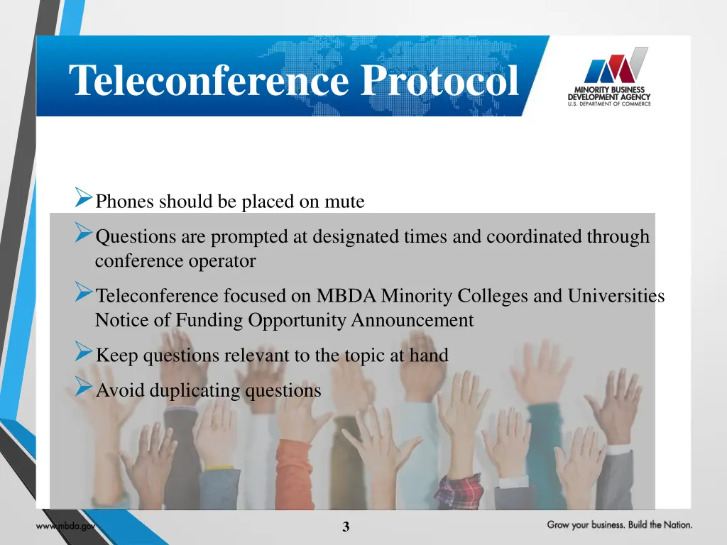teleconference protocol