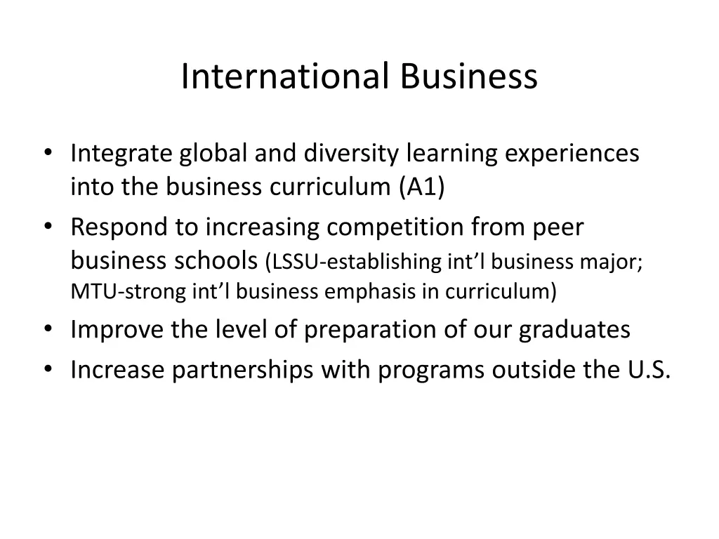 international business