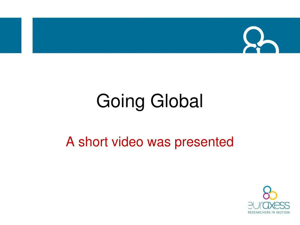going global