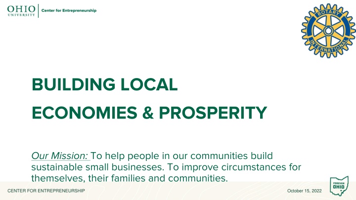 building local economies prosperity