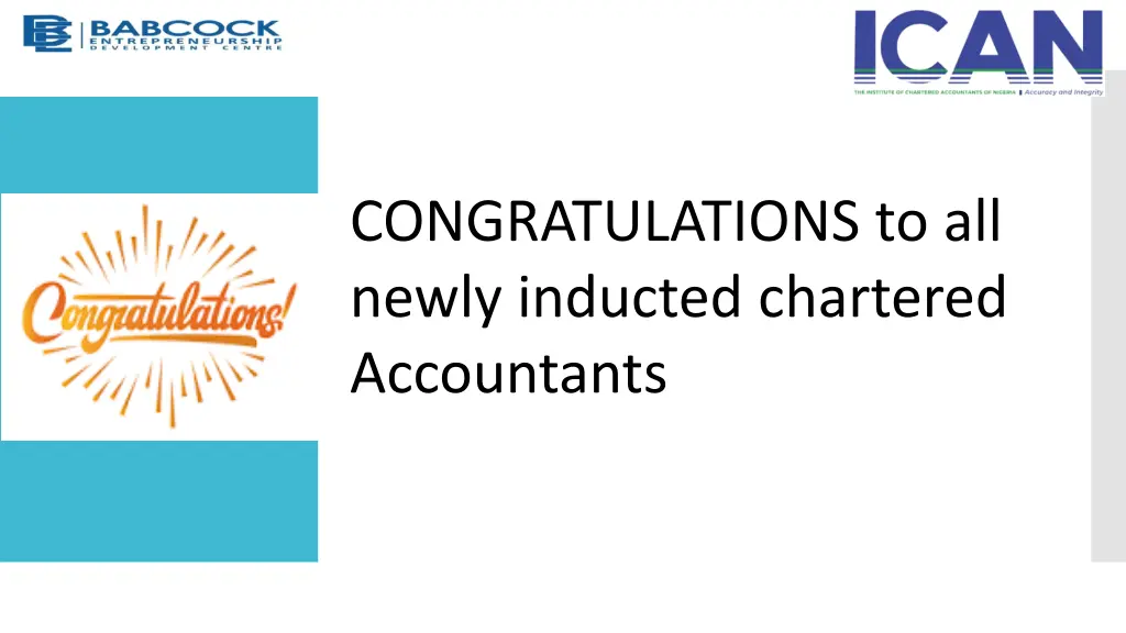 congratulations to all newly inducted chartered