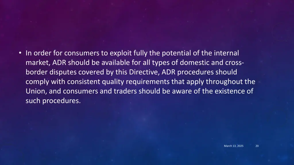 in order for consumers to exploit fully